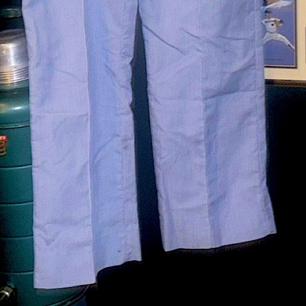 ORIG VTG Bill Parry Pinstriped Seersucker leisure suit with bronze buckle - Picture 12 of 15